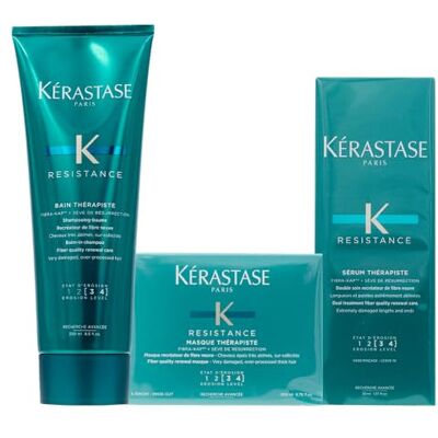 KÉRASTASE Kerastase Resistance Therapist Shampoo Masker en Serum Beschadigd Haar KÉRASTASE Kerastase Resistance Therapist Shampoo Masker en Serum Beschadigd Haar