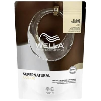 WELLA Supernatural Color /00 Clear Diluter 120 g Coloration professionnelle tonalisante effet naturel, couverture délicate et reflets lumineux, résultat naturel et uniforme WELLA Supernatural Color /00 Clear Diluter 120 g Coloration professionnelle tonalisante effet naturel, couverture délicate et reflets lumineux, résultat naturel et uniforme