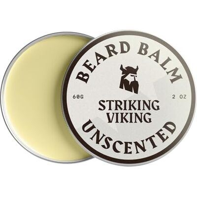 Viking , Baardbalsem – kapsel, versterkt en verzacht baard en snor – 100% natuurlijke conditioner met biologische sheaboter, tea tree, argan en jojoba-oliën Viking , Baardbalsem – kapsel, versterkt en verzacht baard en snor – 100% natuurlijke conditioner met biologische sheaboter, tea tree, argan en jojoba-oliën