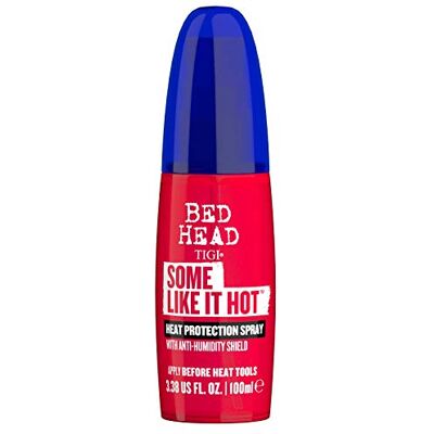 TIGI Bed Head by Some Like It Hot Hittebeschermingsspray voor het haar, anti-kroes, vergemakkelijkt het gladmaken, krullen en drogen, voor alle haartypes, 100 ml TIGI Bed Head by Some Like It Hot Hittebeschermingsspray voor het haar, anti-kroes, vergemakkelijkt het gladmaken, krullen en drogen, voor alle haartypes, 100 ml