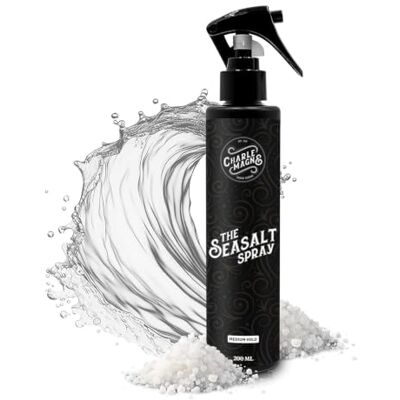 Charlemagne Zeezoutspray voor heren, gestructureerde spray met zout water voor haarvolume en golvende strandkrullen met hittebescherming, matte afwerking, gemaakt in Duitsland Charlemagne Zeezoutspray voor heren, gestructureerde spray met zout water voor haarvolume en golvende strandkrullen met hittebescherming, matte afwerking, gemaakt in Duitsland