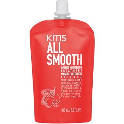 KMS Allsmooth Intensieve voedende behandeling voor medium tot sterk haar, anti-kroes, anti-kroes, gladmaken, gerecyclede olijf, siliconenvrij, veganistische formule, 100 ml KMS Allsmooth Intensieve voedende behandeling voor medium tot sterk haar, anti-kroes, anti-kroes, gladmaken, gerecyclede olijf, siliconenvrij, veganistische formule, 100 ml