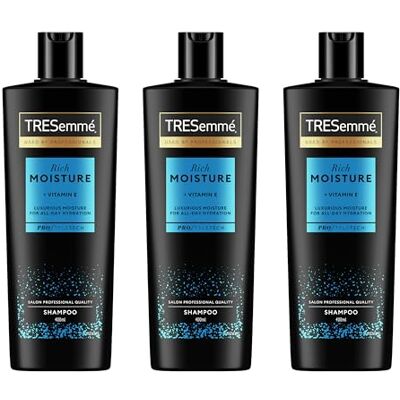 TRESemmé Rich Moisture Shampoo, 3 x 400 ml TRESemmé Rich Moisture Shampoo, 3 x 400 ml