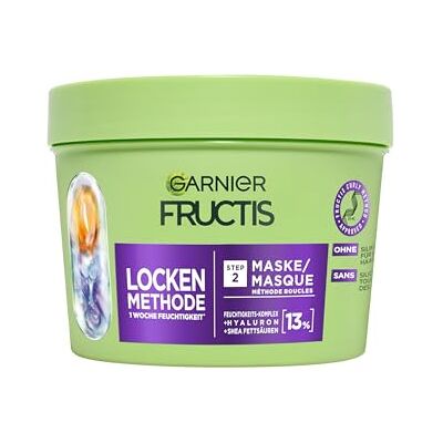 Garnier Vochtinbrengend haarmasker voor alle soorten krullen, herstelt en revitaliseert, met hyaluronzuur en shea-vetzuren, veganistisch, siliconenvrij, vruchtbare krulmethode, Garnier Vochtinbrengend haarmasker voor alle soorten krullen, herstelt en revitaliseert, met hyaluronzuur en shea-vetzuren, veganistisch, siliconenvrij, vruchtbare krulmethode,