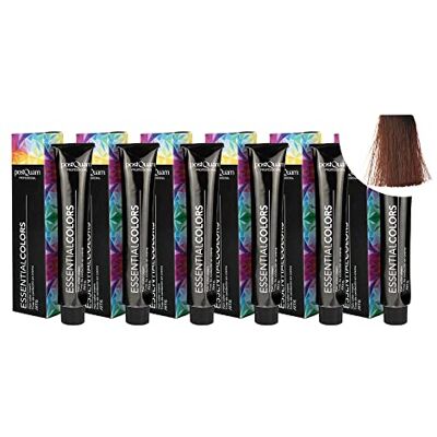 POSTQUAM Professionele haarverf met hoge dekking, 6 stuks, permanente kleuring, 100% dekking van wit haar, garandeert een gelijkmatige en duurzame natuurlijke kleur, meer dan POSTQUAM Professionele haarverf met hoge dekking, 6 stuks, permanente kleuring, 100% dekking van wit haar, garandeert een gelijkmatige en duurzame natuurlijke kleur, meer dan