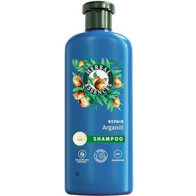 Herbal Essences Repair Shampoo met arganolie, 350 ml, van beschadigd haar tot soepeler en glanzend haar, intensieve verzorging, met ingrediënten van natuurlijke oorsprong, veganistisch, siliconenvrij Herbal Essences Repair Shampoo met arganolie, 350 ml, van beschadigd haar tot soepeler en glanzend haar, intensieve verzorging, met ingrediënten van natuurlijke oorsprong, veganistisch, siliconenvrij