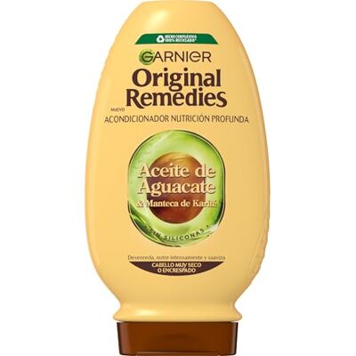 Garnier Originele Remedies Conditioner met avocado-olie en sheaboter voor weerbarstig en kroeshaar, 250 ml Garnier Originele Remedies Conditioner met avocado-olie en sheaboter voor weerbarstig en kroeshaar, 250 ml