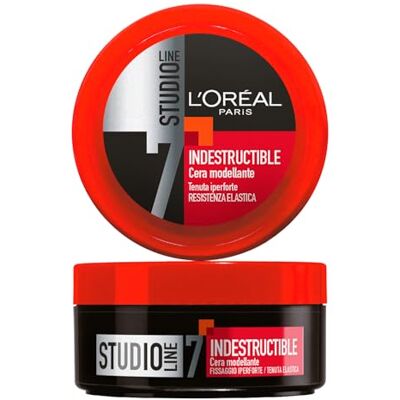 L'Oreal Paris L'Oréal Paris Studio Line Vormende wax voor alle haar, voor natuurlijke en gedefinieerde looks, sterke grip tot 24 uur, elastische formule, onverwoestbaar, 75 ml L'Oreal Paris L'Oréal Paris Studio Line Vormende wax voor alle haar, voor natuurlijke en gedefinieerde looks, sterke grip tot 24 uur, elastische formule, onverwoestbaar, 75 ml