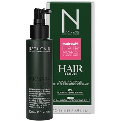 Natucain Haargroeiserum 100 ml behandeling voor haargroei 0 hormonen I anti-haaruitval voor vrouwen en mannen Resultaten na 6 tot 8 weken Natucain Haargroeiserum 100 ml behandeling voor haargroei 0 hormonen I anti-haaruitval voor vrouwen en mannen Resultaten na 6 tot 8 weken