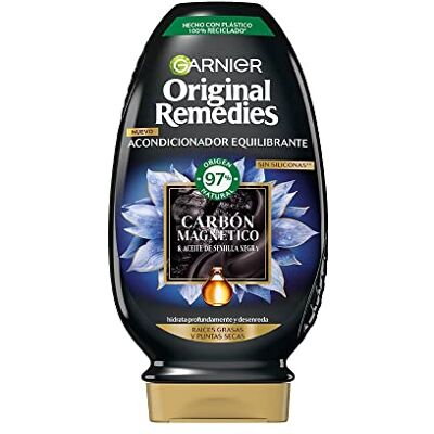 Garnier Original Remedies Conditioner, magnetische houtskool, 250 ml Garnier Original Remedies Conditioner, magnetische houtskool, 250 ml