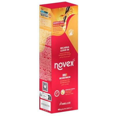 Novex braziliaanse keratine keratine navulling 80g Novex braziliaanse keratine keratine navulling 80g