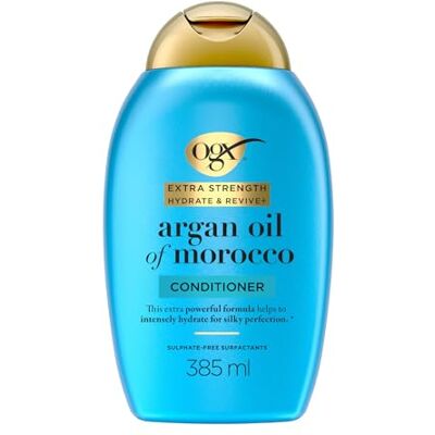 OGX Hydrate & Revive Argan Oil of Morocco hydraterende conditioner met Marokkaanse arganolie en zijdeproteïnen, 385 ml OGX Hydrate & Revive Argan Oil of Morocco hydraterende conditioner met Marokkaanse arganolie en zijdeproteïnen, 385 ml