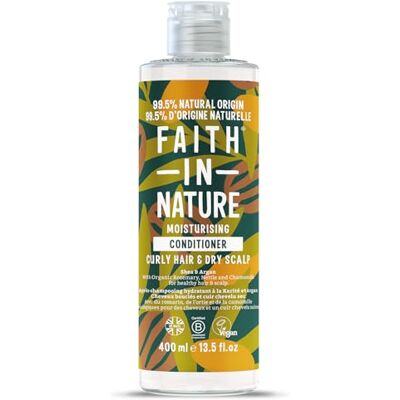 FAITH IN NATURE Natuurlijke balsem Shea & Argan, voedend, veganistisch en niet getest op dieren, SLS-vrij en parabenen, alle haartypes, 400 ml FAITH IN NATURE Natuurlijke balsem Shea & Argan, voedend, veganistisch en niet getest op dieren, SLS-vrij en parabenen, alle haartypes, 400 ml