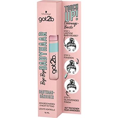 Got2B Schwarzkopf Bye Bye Baby Hair, afwerkingsproduct voor babyhaartjes, mascaraborsteltje, 16 ml Got2B Schwarzkopf Bye Bye Baby Hair, afwerkingsproduct voor babyhaartjes, mascaraborsteltje, 16 ml