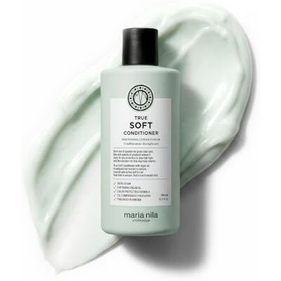 Maria Nila True Soft, Conditioner 300 ml, Voor Droog Haar, Arganolie Rehydrateert en Vermindert Kroezen, 100% Veganistisch en vrij van Sulfaten/Parabenen Maria Nila True Soft, Conditioner 300 ml, Voor Droog Haar, Arganolie Rehydrateert en Vermindert Kroezen, 100% Veganistisch en vrij van Sulfaten/Parabenen
