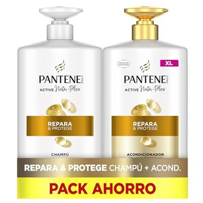 Pantene Pro-V Repareert en beschermt Shampoo 1 L, conditioner 800 ml met dispenser, droog en beschadigd haar. Reinigt en beschermt haarbindingen Pantene Pro-V Repareert en beschermt Shampoo 1 L, conditioner 800 ml met dispenser, droog en beschadigd haar. Reinigt en beschermt haarbindingen