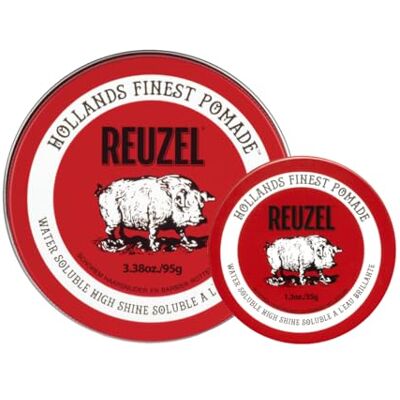 REUZEL Red Pomade 2026 Road Trip Set 95 g + 35 g reisblik Medium Hold High Shine Pomade op waterbasis. Flexibele styling voor de meeste haartypes. Veganistisch. REUZEL Red Pomade 2026 Road Trip Set 95 g + 35 g reisblik Medium Hold High Shine Pomade op waterbasis. Flexibele styling voor de meeste haartypes. Veganistisch.