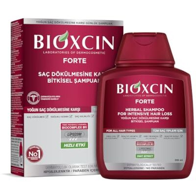 BIOXCIN FORTE Intensieve shampoo tegen haaruitval, effectief en snel, met Bio Complex B11, klinisch getest, sterker, dikker haargroei BIOXCIN FORTE Intensieve shampoo tegen haaruitval, effectief en snel, met Bio Complex B11, klinisch getest, sterker, dikker haargroei