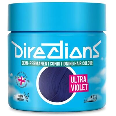 La Riche New Directions Semi-Permanent Hair Color 88ml Ultra Violet La Riche New Directions Semi-Permanent Hair Color 88ml Ultra Violet