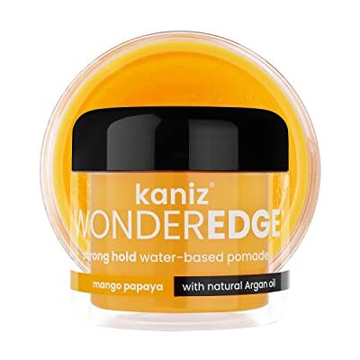 Kaniz WonderEDGE / Mango Papay/Pomade op waterbasis met natuurlijke arganolie / 113,4 g Kaniz WonderEDGE / Mango Papay/Pomade op waterbasis met natuurlijke arganolie / 113,4 g