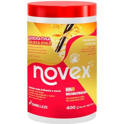 Novex Embelleze Haarmasker met Braziliaanse keratine, meerkleurig, 400 g (1 stuk) Novex Embelleze Haarmasker met Braziliaanse keratine, meerkleurig, 400 g (1 stuk)