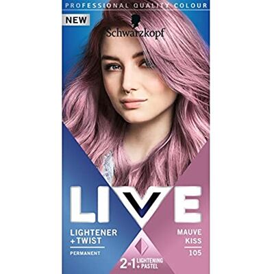 LIVE Schwarzkopf 105 Mauve Kiss, 100 ml LIVE Schwarzkopf 105 Mauve Kiss, 100 ml