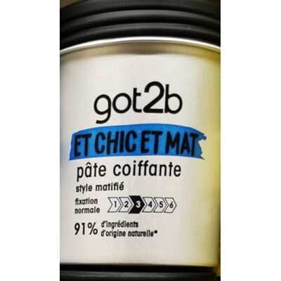 Got2B Schwarzkopf – stylingpasta – chic en mat – matte afwerking – mat effect – normale fixatie – plakt niet – pot 100 ml – 3 stuks Got2B Schwarzkopf – stylingpasta – chic en mat – matte afwerking – mat effect – normale fixatie – plakt niet – pot 100 ml – 3 stuks