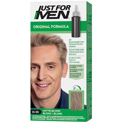 Just for men originele formule blonde haarverf, herstelt de originele kleur voor een natuurlijke uitstraling, H10 Just for men originele formule blonde haarverf, herstelt de originele kleur voor een natuurlijke uitstraling, H10