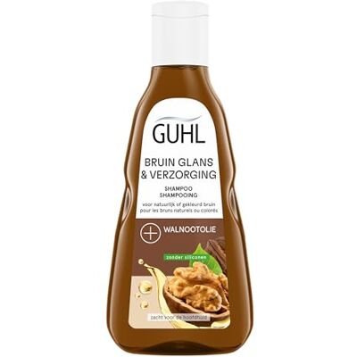 Guhl Fascinerend Bruin Shampoo Met Kuikui-noot Olie Voor Natuurlijk of Gekleurd Bruin Haar 250 Milliliter Guhl Fascinerend Bruin Shampoo Met Kuikui-noot Olie Voor Natuurlijk of Gekleurd Bruin Haar 250 Milliliter