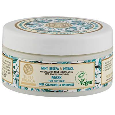 Natura Siberica Menta Abedul Retinol Mascarilla Capilar Cabello Graso 400 ml Haarverzorging Natura Siberica Menta Abedul Retinol Mascarilla Capilar Cabello Graso 400 ml Haarverzorging