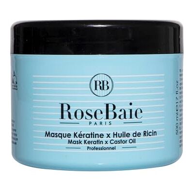 ROSE BAIE Masker Keratine Ricinusolie, Rozenbessen, 500 ml ROSE BAIE Masker Keratine Ricinusolie, Rozenbessen, 500 ml