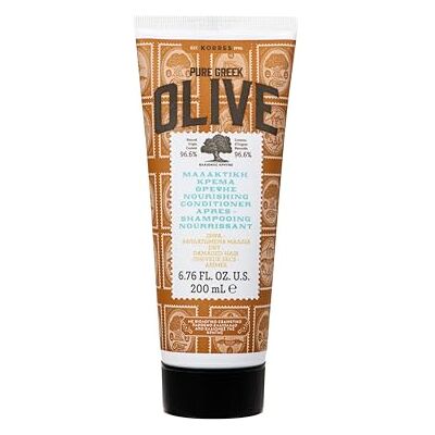 KORRES Olive Voedende conditioner met extra vierge olijfolie voor intensieve hydratatie en verzorging, veganistisch, 200 ml KORRES Olive Voedende conditioner met extra vierge olijfolie voor intensieve hydratatie en verzorging, veganistisch, 200 ml