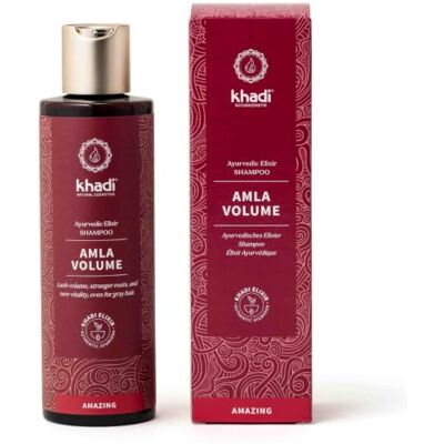 Khadi AMLA VOLUME Ayurvedische shampoo, 100% natuurlijk, siliconenvrij en sulfaatvrij, sterk haar en volume door sterke wortels, bevordert de haargroei, veganistische haarverzorging, biologische natuurlijke cosmetica, 200 ml Khadi AMLA VOLUME Ayurvedische shampoo, 100% natuurlijk, siliconenvrij en sulfaatvrij, sterk haar en volume door sterke wortels, bevordert de haargroei, veganistische haarverzorging, biologische natuurlijke cosmetica, 200 ml