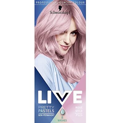 LIVE Schwarzkopf Pretty Pastels Rose Gold (NEW) 100 ml LIVE Schwarzkopf Pretty Pastels Rose Gold (NEW) 100 ml