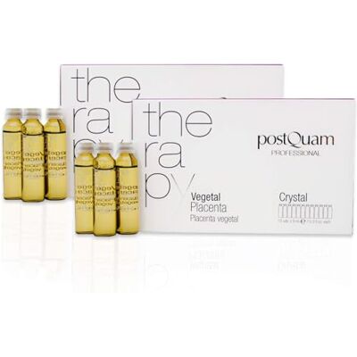 POSTQUAM 24 stuks plantaardige placenta-ampullen voor haar, stimuleert de bloedsomloop en voorkomt haaruitval, 24 x 9 ml ampullen, uniseks POSTQUAM 24 stuks plantaardige placenta-ampullen voor haar, stimuleert de bloedsomloop en voorkomt haaruitval, 24 x 9 ml ampullen, uniseks
