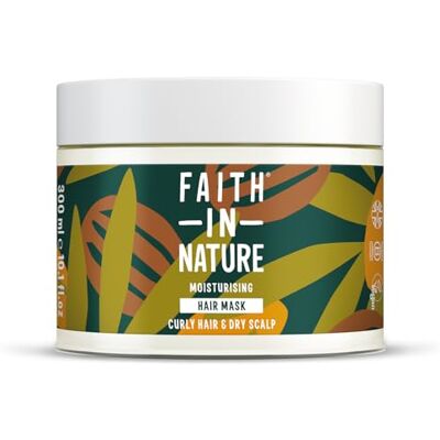 FAITH IN NATURE Natuurlijk haarmasker, shea & argan, voedend, veganistisch en niet getest op dieren, zonder SLS en parabenen, droog en zeer droog haar, 300 ml FAITH IN NATURE Natuurlijk haarmasker, shea & argan, voedend, veganistisch en niet getest op dieren, zonder SLS en parabenen, droog en zeer droog haar, 300 ml