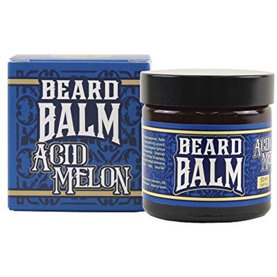 HEY JOE Beard Balm N°3 Acid Melon 60 ml Baardbalsamo, 60 ml, met argan, jojoba, kokosnoot en sheaboter, meloengeur HEY JOE Beard Balm N°3 Acid Melon 60 ml Baardbalsamo, 60 ml, met argan, jojoba, kokosnoot en sheaboter, meloengeur
