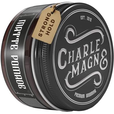 Charlemagne Premium Matte Pommade Sterke hold Edele Geur Matte Look Finish Pomade voor het Haar Matte Was voor Mannen/Heren 100ML Haarcrème Haarpommade Made in Germany Charlemagne Premium Matte Pommade Sterke hold Edele Geur Matte Look Finish Pomade voor het Haar Matte Was voor Mannen/Heren 100ML Haarcrème Haarpommade Made in Germany
