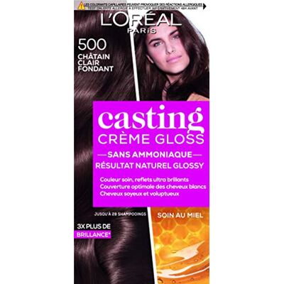 L'Oreal Paris L'Oréal Paris Casting Crème glans toon op toon haarkleur, ammoniakvrij, lichtbruin (500) L'Oreal Paris L'Oréal Paris Casting Crème glans toon op toon haarkleur, ammoniakvrij, lichtbruin (500)