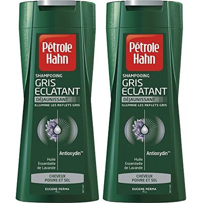 Pétrole Hahn Stralend Grijs Shampoo Shampoo Ontgelend Veelvuldig gebruik 250 ml 2 stuks Pétrole Hahn Stralend Grijs Shampoo Shampoo Ontgelend Veelvuldig gebruik 250 ml 2 stuks