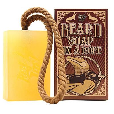 HEY JOE ! Beard Soap on Rope Baardzeep in pillvorm met geur citroen en tijm Zeepreep 150 ml HEY JOE ! Beard Soap on Rope Baardzeep in pillvorm met geur citroen en tijm Zeepreep 150 ml