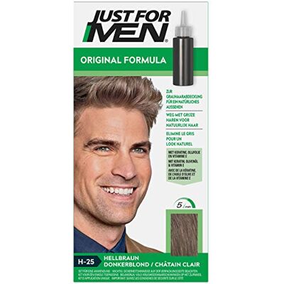 Just for men originele formule, haarkleur, licht kastanjebruin, om de originele kleur te herstellen voor een natuurlijke look H25 Just for men originele formule, haarkleur, licht kastanjebruin, om de originele kleur te herstellen voor een natuurlijke look H25