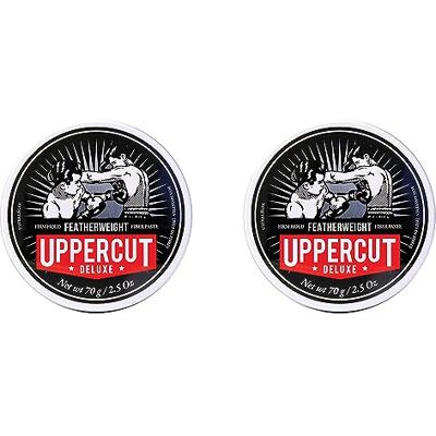 UPPERCUT DELUXE Featherweight Styling Paste Duo 2 x 70 g Professionele watergebaseerde stylingpasta om gestructureerde stijlen te creëren. Firm Hold with Low Shine. Gemakkelijk te UPPERCUT DELUXE Featherweight Styling Paste Duo 2 x 70 g Professionele watergebaseerde stylingpasta om gestructureerde stijlen te creëren. Firm Hold with Low Shine. Gemakkelijk te