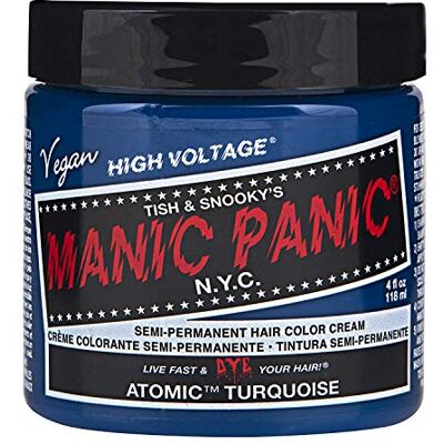 Manic Panic Atomic Turquoise Klassieke turquoise kleuring 118 ml ongedefinieerd Manic Panic Atomic Turquoise Klassieke turquoise kleuring 118 ml ongedefinieerd