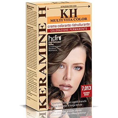 Keramine H Herstructurerende Kleurcrème, Blonde, Beige, 110 Ml Keramine H Herstructurerende Kleurcrème, Blonde, Beige, 110 Ml
