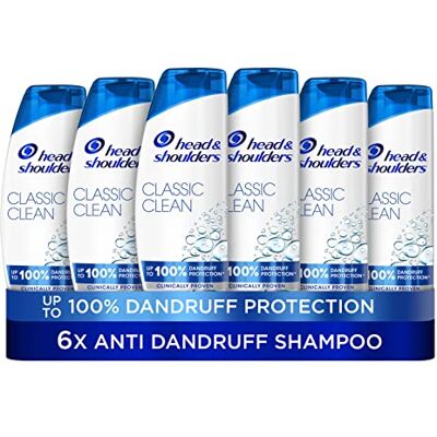 Head & Shoulders Classic Clean Anti-roos shampoo, 6 stuks (6 x 250 ml), klinisch bewezen dieptereiniging Head & Shoulders Classic Clean Anti-roos shampoo, 6 stuks (6 x 250 ml), klinisch bewezen dieptereiniging