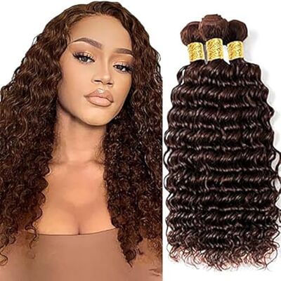 Tuheerst 61 66 71 cm #4 Chocolade Bruin Bundels Menselijk Haar Double Weft Deep Wave Menselijk Haar Extensions Onbewerkt Braziliaans Virgin Haar Totaal 3 Bundels Totaal 150 g Tuheerst 61 66 71 cm #4 Chocolade Bruin Bundels Menselijk Haar Double Weft Deep Wave Menselijk Haar Extensions Onbewerkt Braziliaans Virgin Haar Totaal 3 Bundels Totaal 150 g