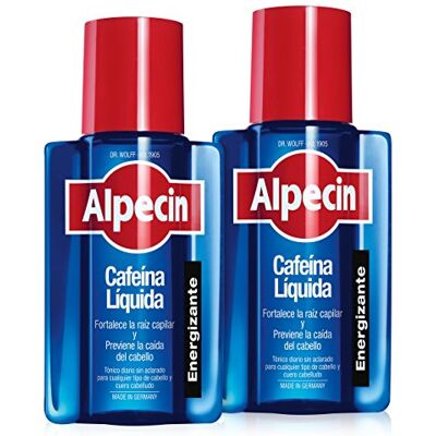Alpecin Caféine liquide 2 x 200 ml Lotion anti-chute pour cheveux homme Traitement contre la chute de cheveux pour homme Traitements contre l'alopécie areata androgénétique Produit pour éviter Alpecin Caféine liquide 2 x 200 ml Lotion anti-chute pour cheveux homme Traitement contre la chute de cheveux pour homme Traitements contre l'alopécie areata androgénétique Produit pour éviter
