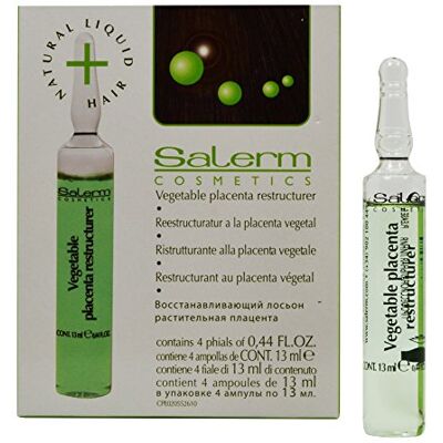SALERM Plantaardige Placenta Herstructureren, 4 x .44 oz vials SALERM Plantaardige Placenta Herstructureren, 4 x .44 oz vials