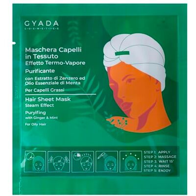 GYADA COSMETICS Haarmasker van stof, reinigend, kreukvrij, 60 ml GYADA COSMETICS Haarmasker van stof, reinigend, kreukvrij, 60 ml